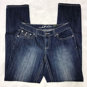INC Straight Leg Curvy Fit Dark Wash Sz 6